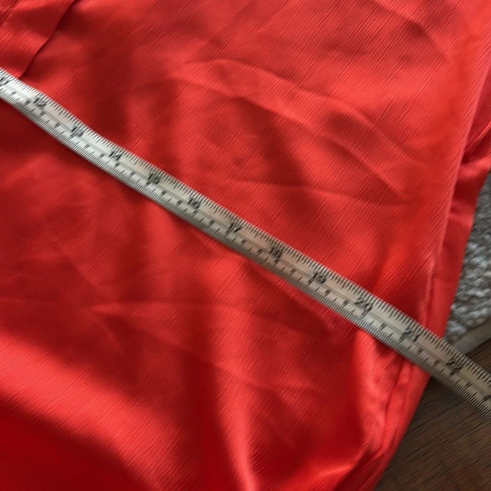 DVF Diane von Furstenberg Kassie Spicy Orange shirtdress dress 10 - Picture 9 of 9